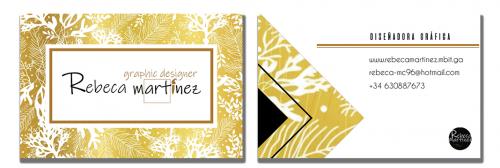 Tarjeta de visita Rebeca Martínez