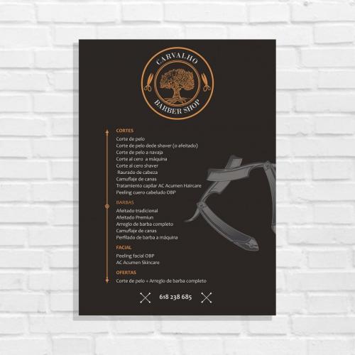 Servicios Barbería Carvalho